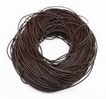 Dark brown leather cord discounted sale, sold per 10 feet, 2.0mm