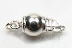Sterling silver ball clasp whole sale, 6mm