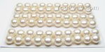 8-9mm natural white button freshwater pearls wholesale, AA+
