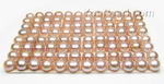 7.5-8mm wholesale lavender button freshwater pearl beads, AA