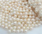 6.5-7mm wholesale white round freshwater pearl bead, AA+
