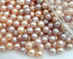 7-7.5mm pink or lavender freshwater pearl beads wholesale, AA+