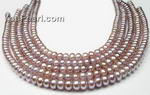 8-9mm lavender button shape freshwater pearl strand on sale