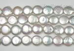 13-14mm white coin fresh water pearl craft supply on sale