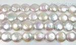 16-18mm large white freshwater coin pearl wholesale, AA