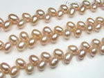 5.5-6mm pink wheat fresh water pearl buy direct