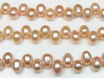 5.5-6.5mm tear drop pink top drilled pearl online discounted sale