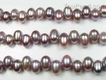6-7mm lavender tear drop pearl strands of discount price