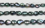 8.5-9.5mm black Keishi reborn pearl strands wholesale