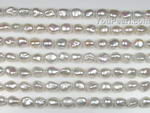 7-8mm top quality white Keishi pearl strand wholesale, AAA