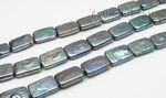 Black rectangle freshwater pearl strands wholesale