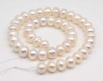 10.5-11.5mm white baroque ringed pearl strands wholesale online