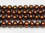 7.5-8.5mm coffee round fresh water cultured pearls bulk sale