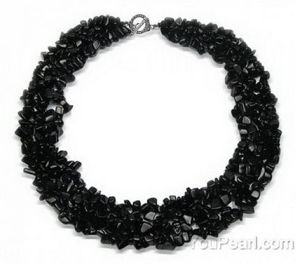 onyx stone necklace