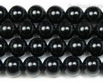 Black onyx, 12mm round, natural gemstone strand manufacturer sale