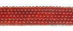 Carnelian, 3mm round, natural red agate gemstone bead on sale