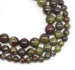 Dragon blood jasper, 8mm round, natural gem beads beads on sale