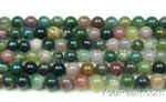 Indian agate, 4mm round, multi-color natural gemstone bulk sale