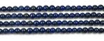 Lapis lazuli, 3mm round, natural gem stone beads on sale
