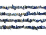 Lapis Lazuli, 5-7mm chip, natural gemstone beads. Sold per 36-inch