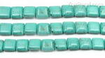 Turquoise, 10x10mm square, natural gemstone beads buy bulk