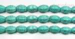 Turquoise, 10x14mm faceted barrel, natural gemstone beads online wholesale