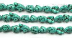 Turquoise, 10x12mm nugget, natural gemstone beads discount sale