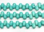Turquoise, 8x12mm top-drilled teardrop, natural gemstone whole sale
