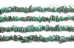 Turquoise, 3-6mm chip, natural gem stone on sale. Sold per 36-inch strand