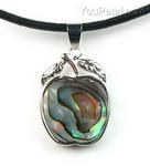 Abalone/paua shell apple pendant whole sale online