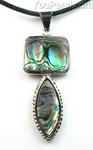 Abalone paua shell drop pendant for sale online