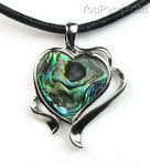 Abalone paua heart shell pendant buy bulk online