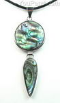 Abalone paua drop shell pendant on sale