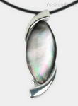 Tahitian shell oval pendant discount sale