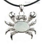 Mother of pearl shell crab pendant wholesale