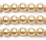 14mm champagne round shell pearl wholesale online