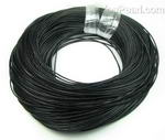 Black leather cord on sale, sold per 10 feet, 1.0mm