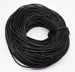 Black leather cord on sale, sold per 10 feet, 3.0mm