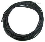 Black rubber cord for sale, sold per 10 feet, 5.0mm