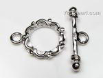 CS3030 925 silver fancy toggle