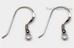Fish hooks, shepherd hooks, plain ear hook wire direct sale, Gauge 22