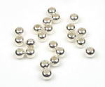 Sterling silver bead on sale, 3.5mm round, sold per pkg of 10
