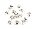 Sterling silver bead discount sale, 4mm roundel, sold per pkg of 10