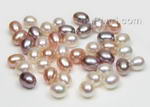 6-7mm teardrop rice loose freshwater pearl bead wholesale by pcs, AA