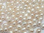 10-12mm AA+ white freshwater baroque nugget pearls 10pcs wholesale