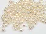 3-3.5mm white round loose pearl beads on sale by pcs, AA+