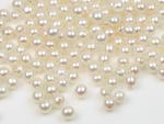 4-4.5mm white round loose pearl beads wholesale by pcs, AA+