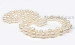 Opera, rope length freshwater potato pearl necklace wholesale