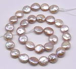 11-13mm multicolor fresh water coin pearl on sale