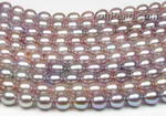 7.5-8.5mm lavender quality rice fresh water pearl strands for sale, AAA
